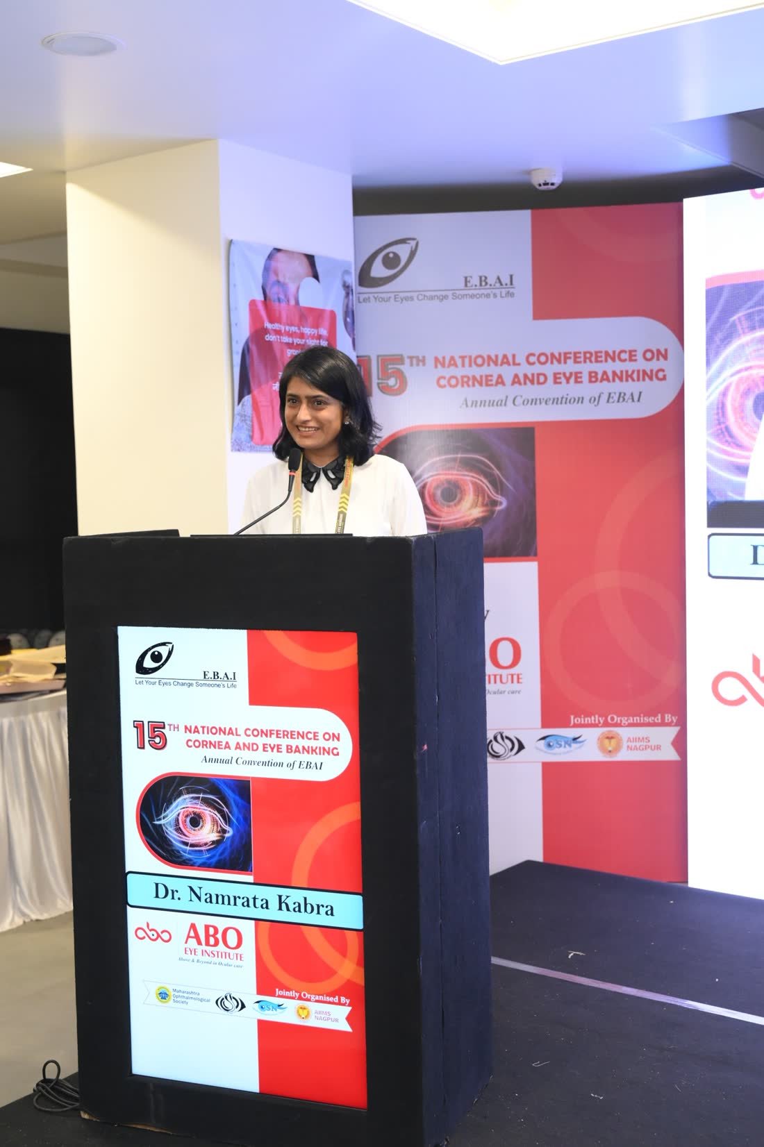 Speaking at 15th National Conference on Cornea & Eye Banking (EBAI) — ABO Eye Institute