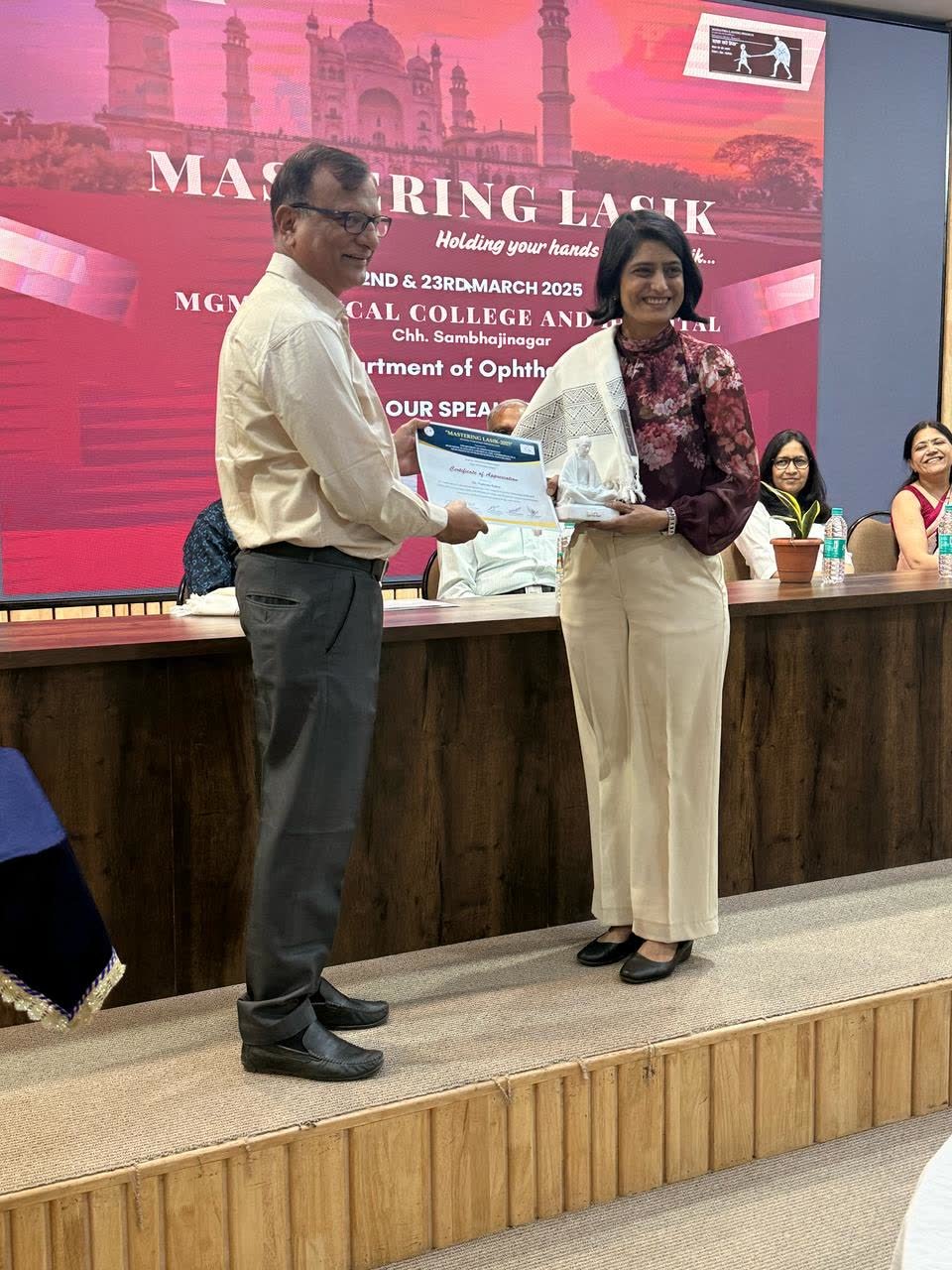 Invited speaker at “Mastering LASIK” CME — MGM Medical College & Hospital, Chh. Sambhajinagar, March 2025